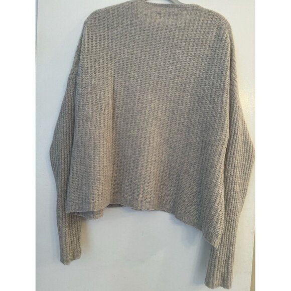 Zadig Voltaire 100% Cashmere Markus Knit Sweater Gray Neutral Luxury Designer S - Picture 11 of 11